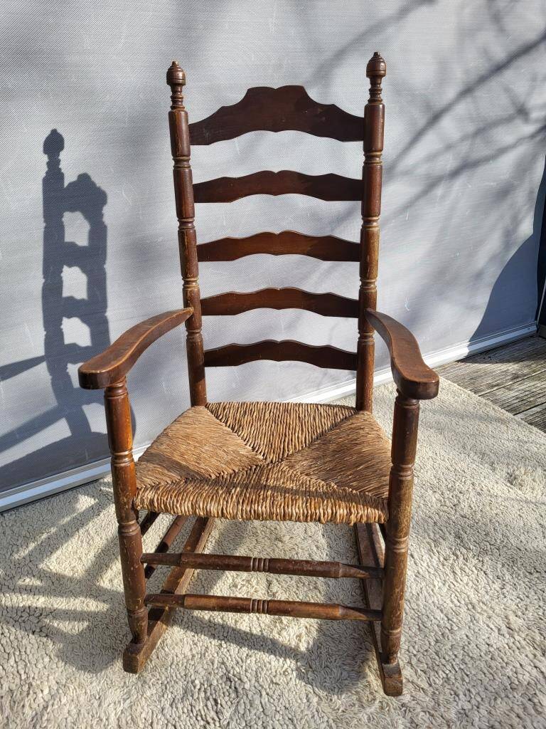 Old rocking nurse chair