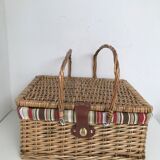 Vintage picnic basket