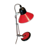 Lampe style à luminor rouge noire vintage