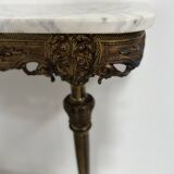 Louis XVI style console in gilded bronze, 20th century