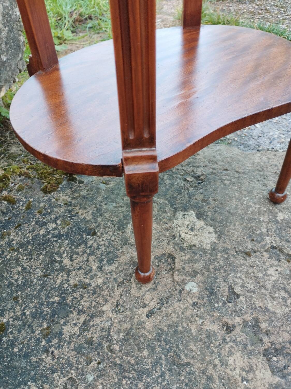 Chevet ancien style louis xvi plateau marbre