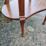 Old Louis XVI style bedside table marble top