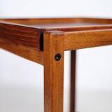 Roll Coffe Table Made In Walnut From 1960s