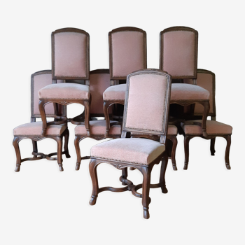 8 Louis XV style chairs