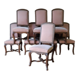 8 Louis XV style chairs