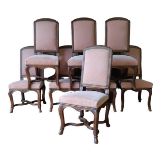 8 Louis XV style chairs