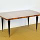 Art Deco dining table varnished in rosewood 1960