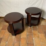 Pair of pedestal tables
