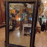 Large mirror from the Napoleon 3rd period, 19th century. 1.51 m/ 96 cm