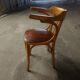 Fauteuil vintage en bois Baumann