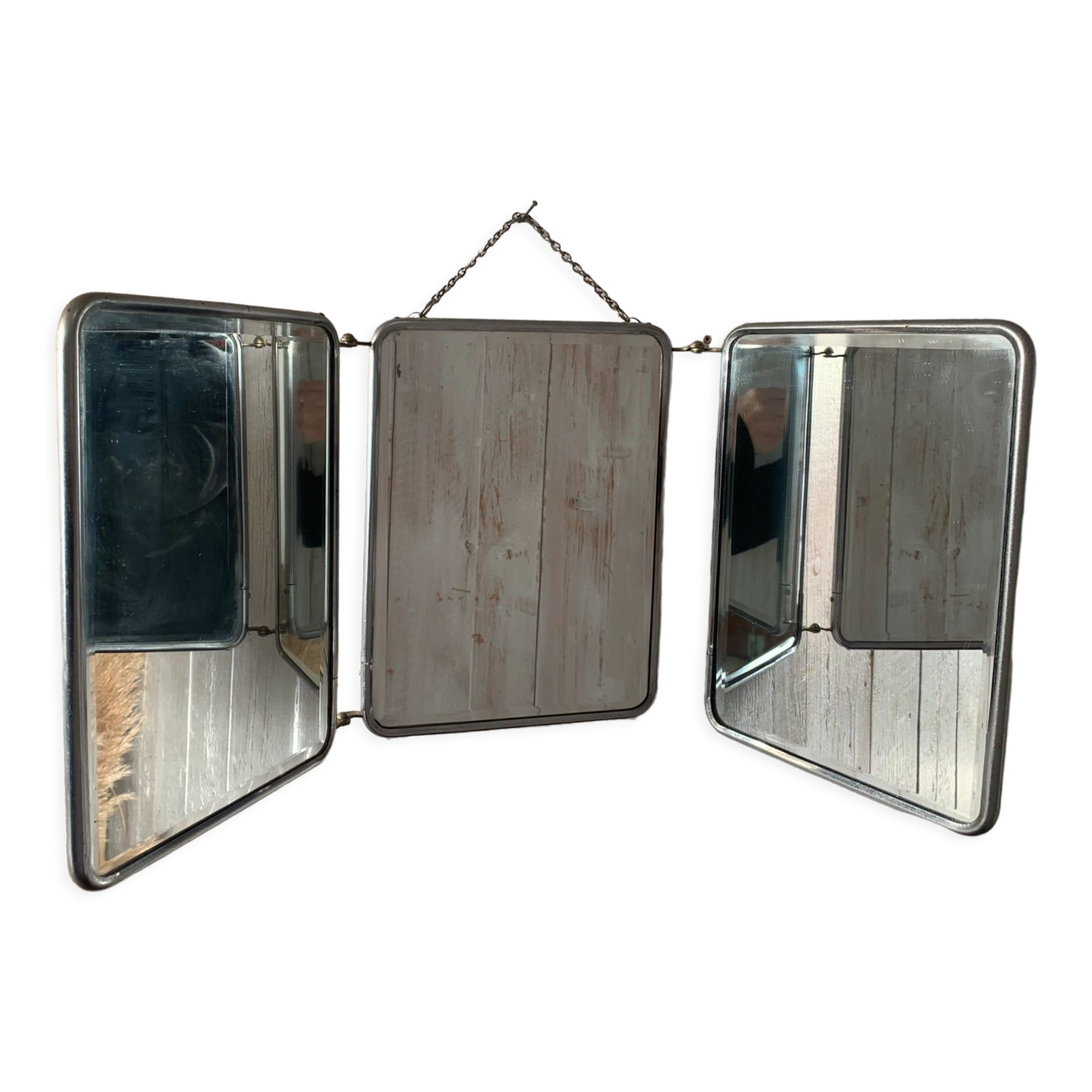 Vintage barber mirror