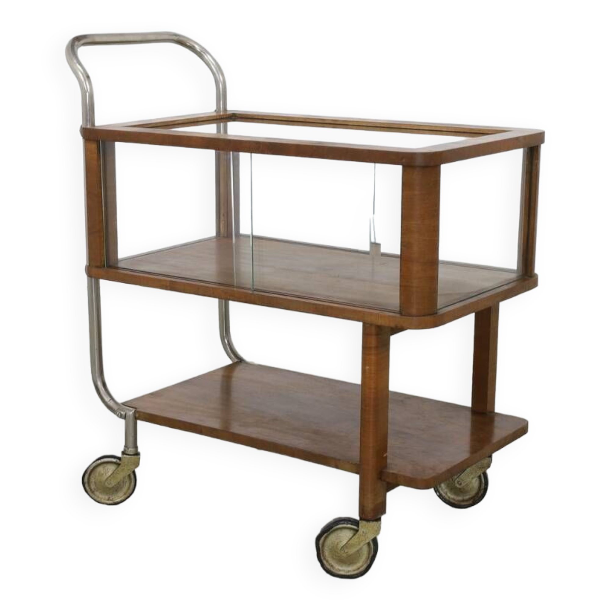 Art Deco Serving Bar Cart / Trolley, 1930s