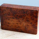 Boite en loupe de noyer