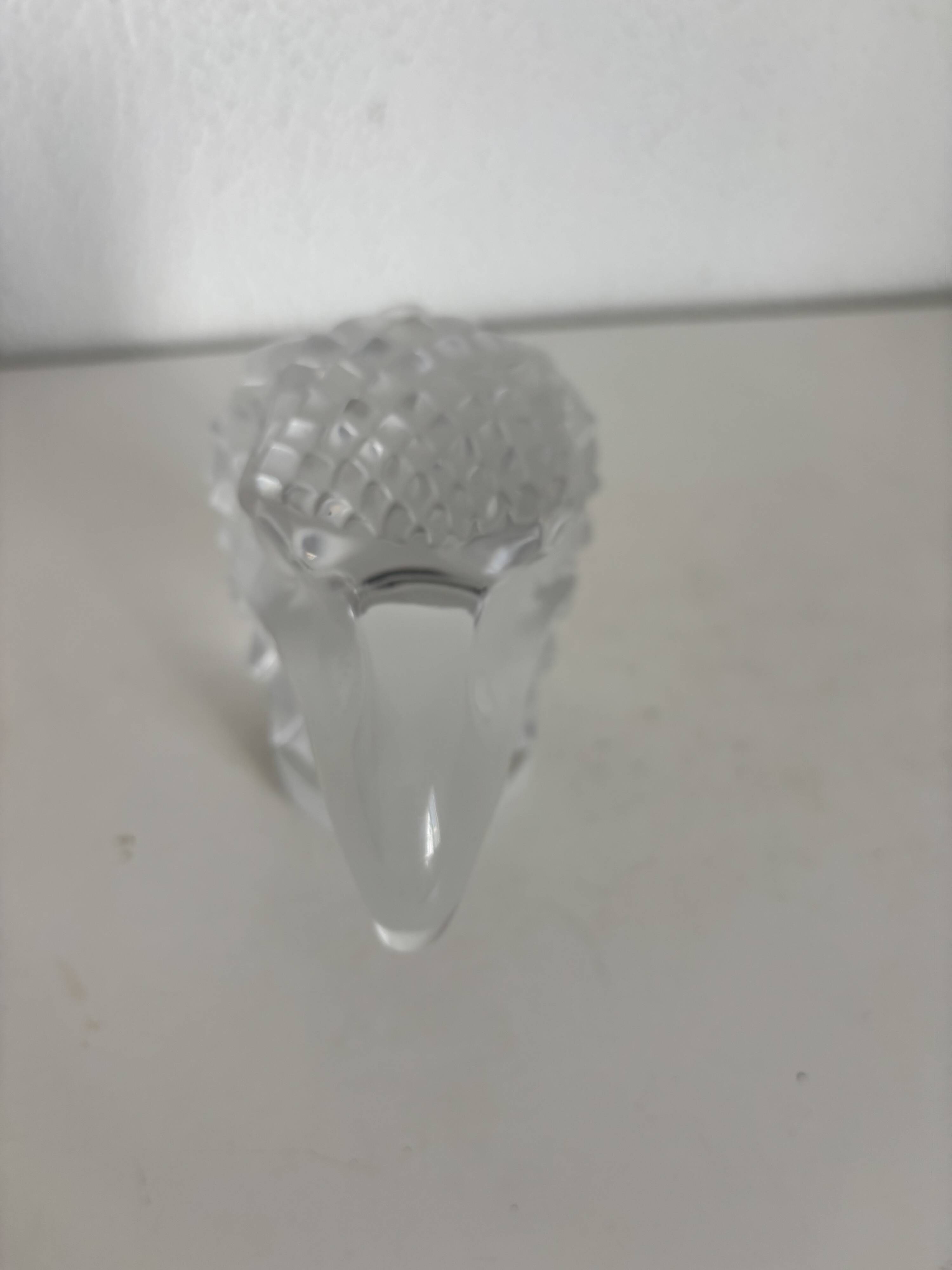 Lalique Eagle Head — Signed crystal from the 1980s