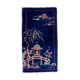 Ancient chinese carpet art deco handmade 64cm x 120cm 1920s
