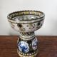 Quimper earthenware candle holder