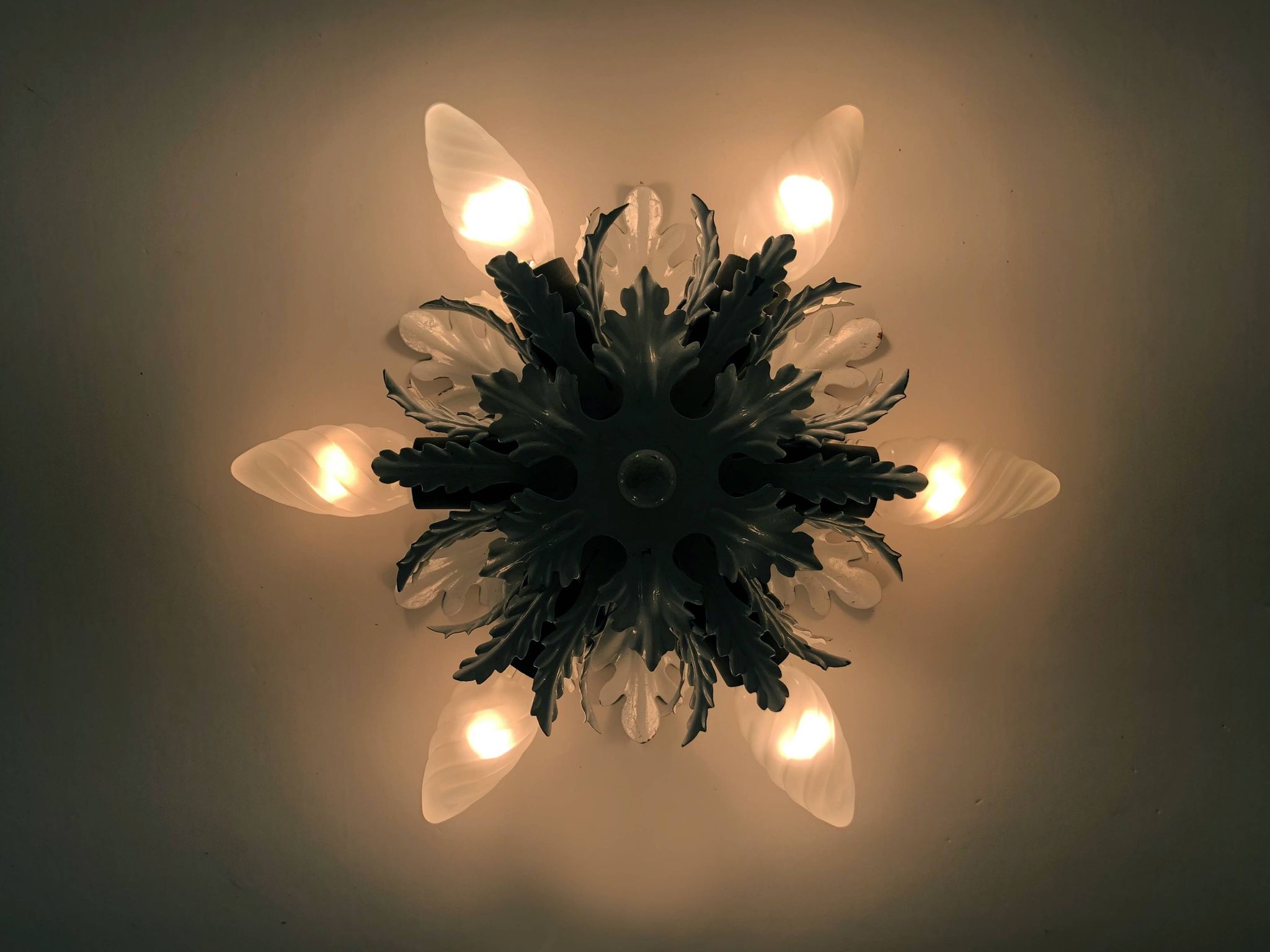Banci Firenze wall or ceiling light with 6 lights, Italy, 1950s