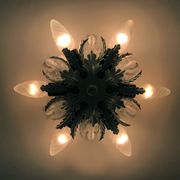 Banci Firenze wall or ceiling light with 6 lights, Italy, 1950s