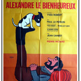 Original cinema poster "Alexander the Blessed" Yves Robert