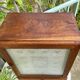 1950 vintage pharmacy or toilet cabinet in waxed wood