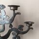 Chandelier artisanal en fer forgé Bertil Vallien