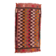 Vintage Turkish Mini Kilim 91x47 cm Wool Small Kelim Runner, shabby Chic