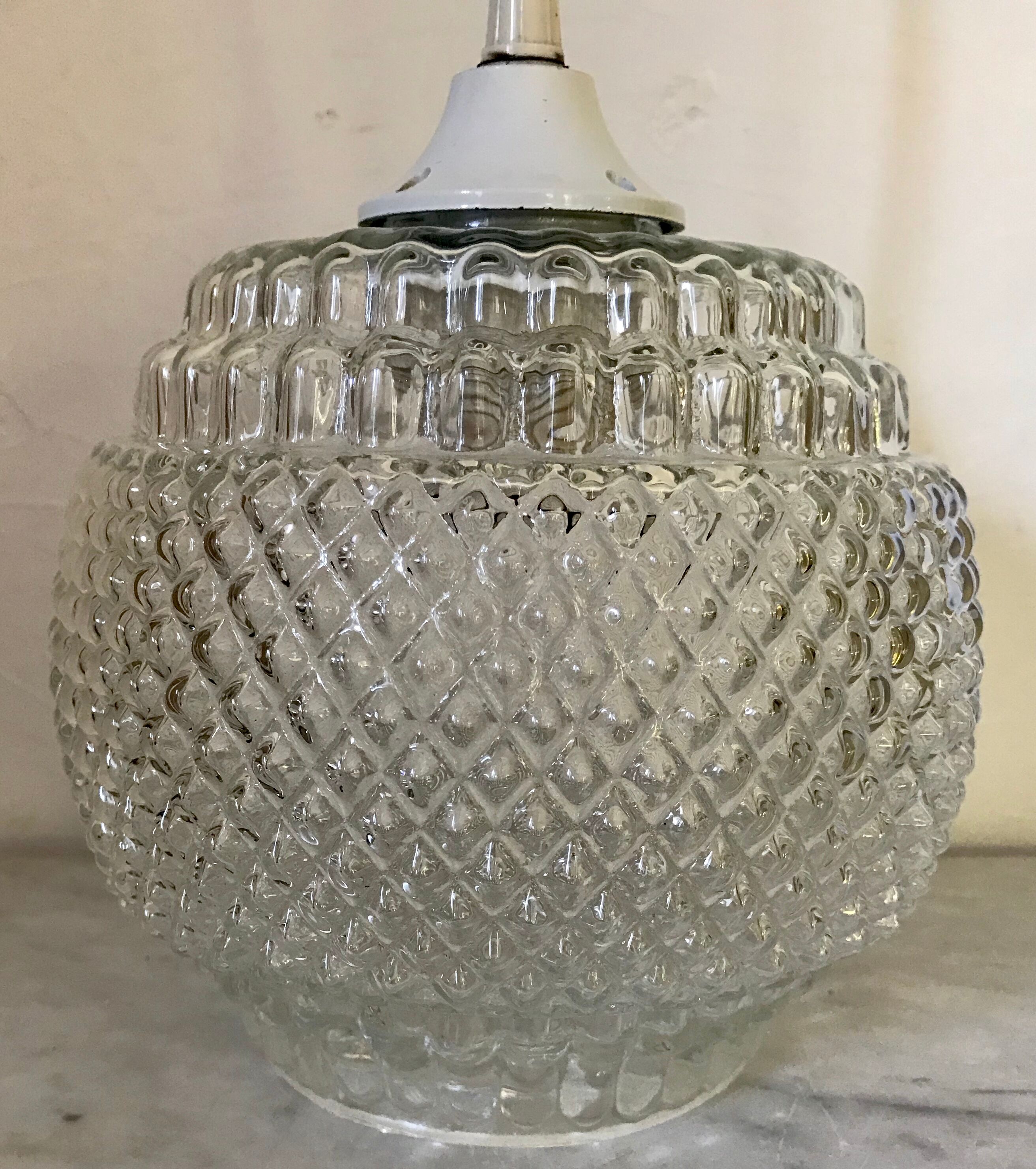 Vintage glass hanging