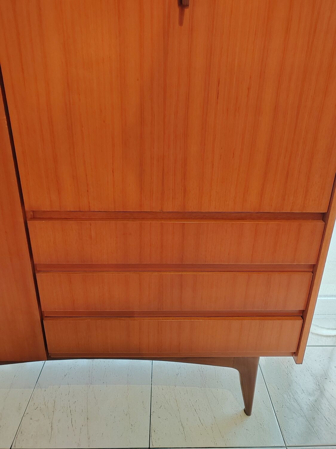 Scandinavian wardrobe, Scandinavian secretary, storage furniture.