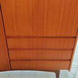 Scandinavian wardrobe, Scandinavian secretary, storage furniture.
