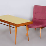 Oak MidCentury Coffee Table, Well-Preserved Condition, Czechia, 1950s