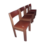 Serie of 4 chairs