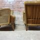 Paire de fauteuils cannage 1960"
