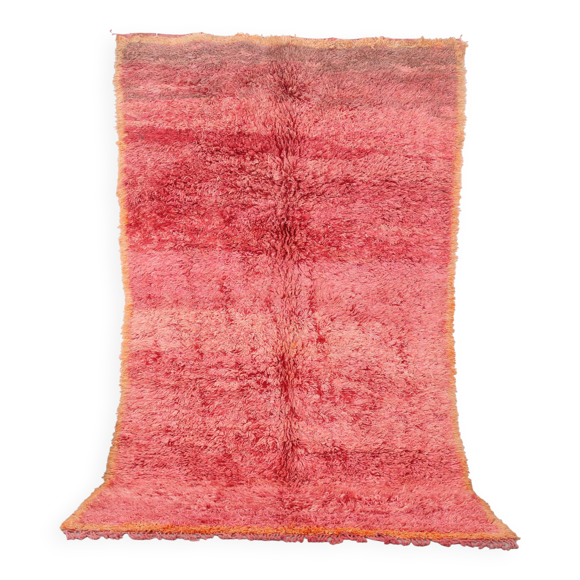 Vintage Moroccan Shag Rug 150 x 268 cm - Handmade Berber Rug - Wool Rug