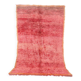 Vintage Moroccan Shag Rug 150 x 268 cm - Handmade Berber Rug - Wool Rug