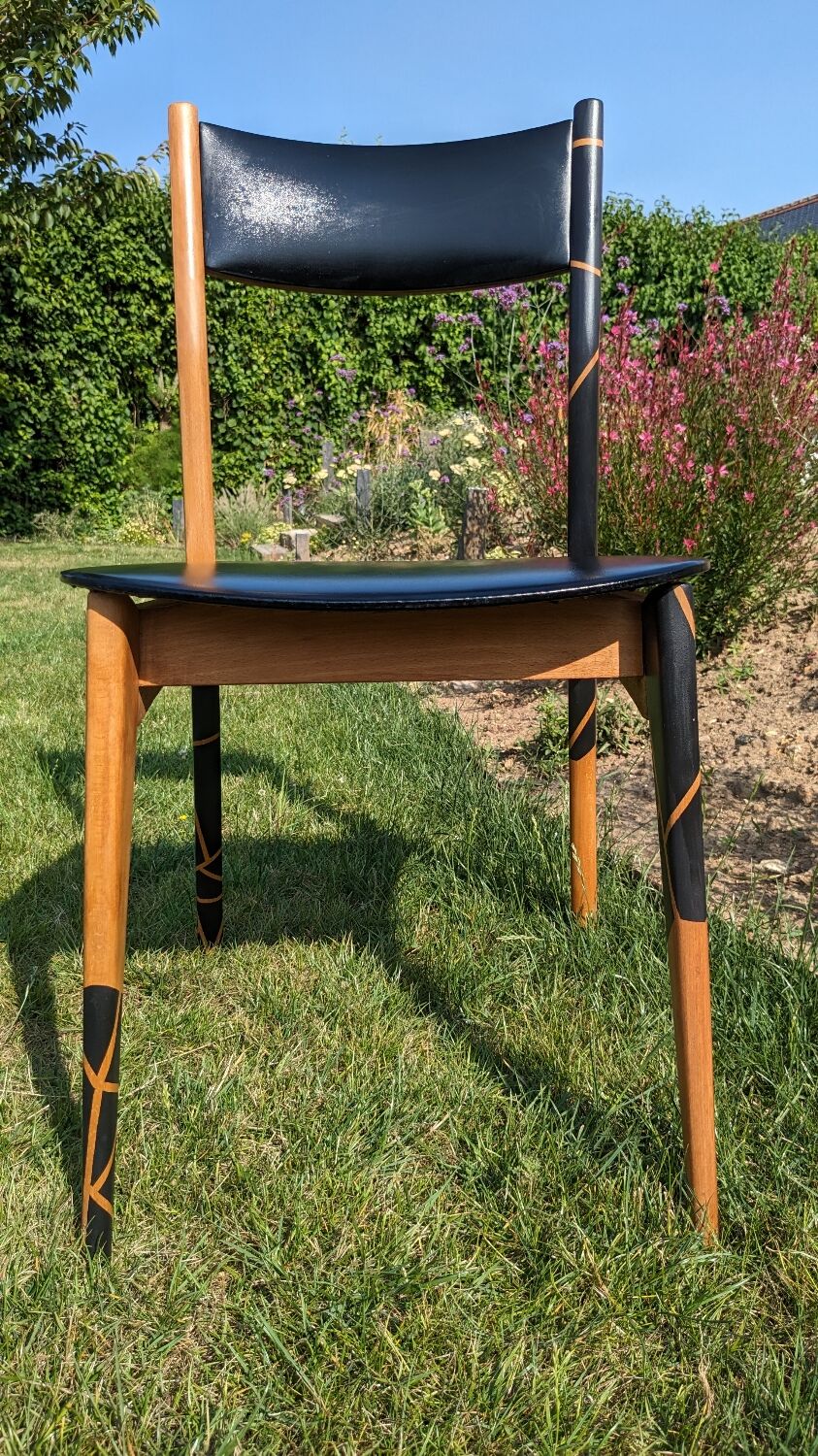 Vintage Scandinavian chair upgraded