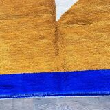 Unique Moroccan rug in natural wool 2.5x1.5 m