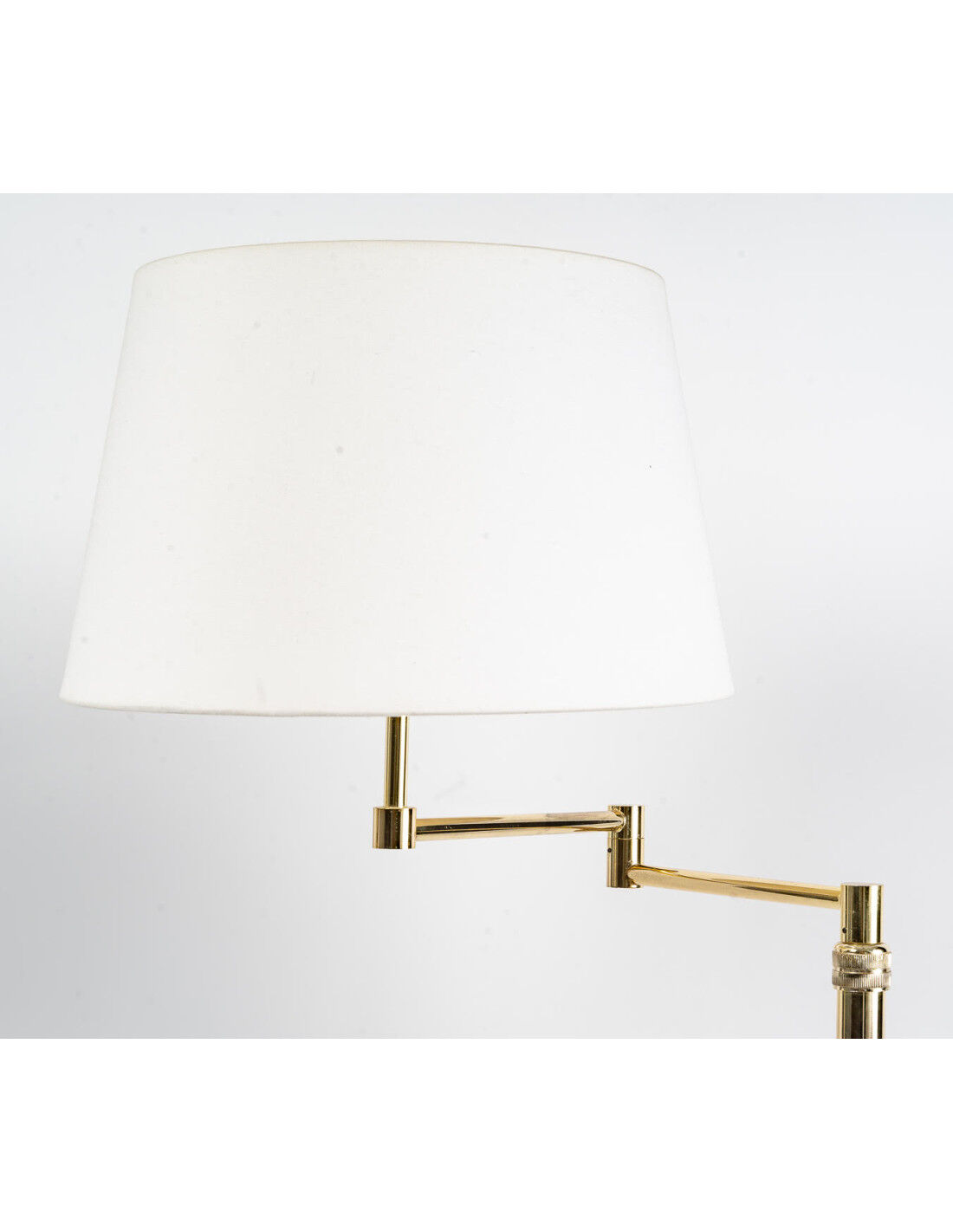 Pair of Floor Lamps, Brass Readers, XXth Century