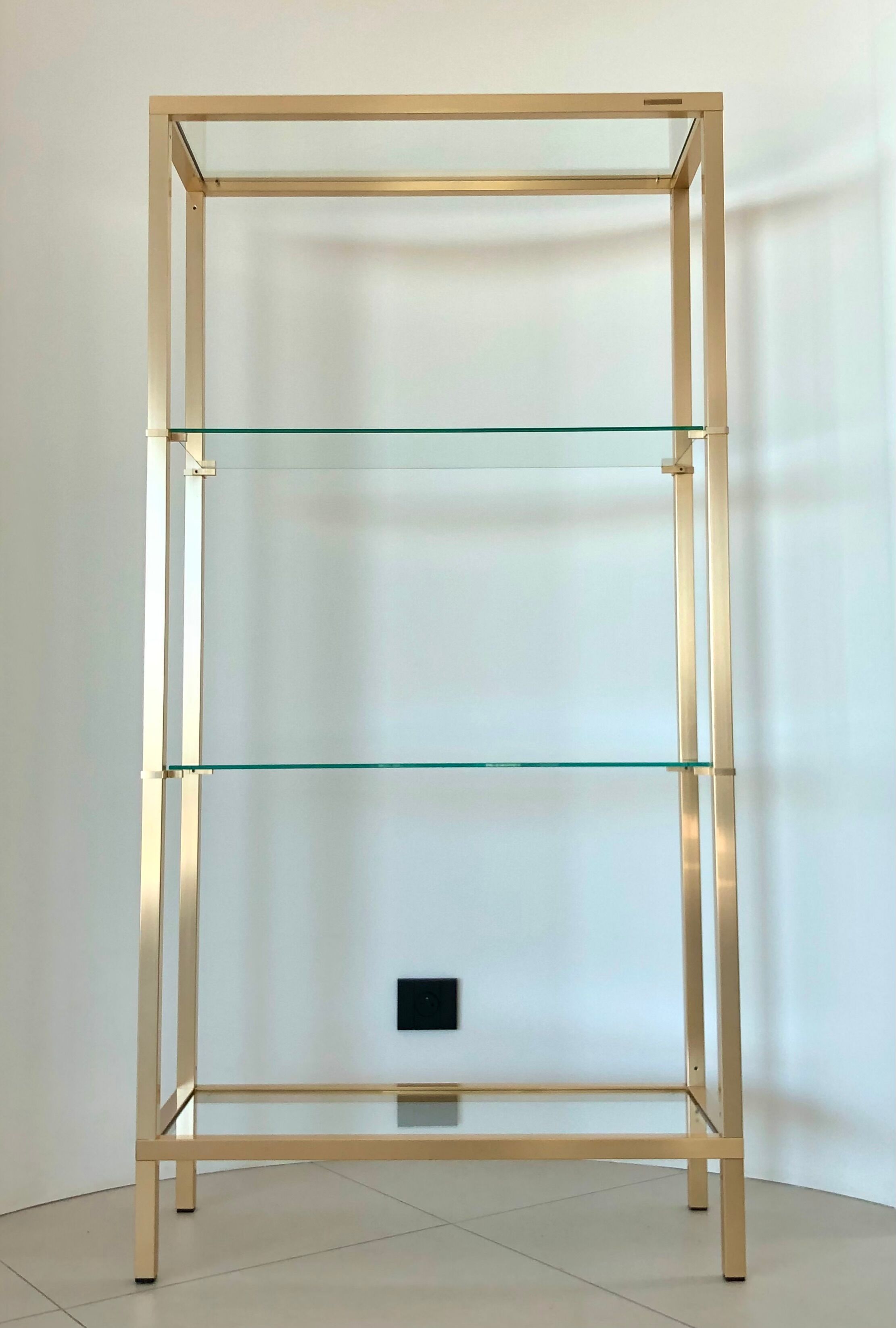 Golden shelf by Pierre Vandel, France 1970s