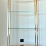 Golden shelf by Pierre Vandel, France 1970s