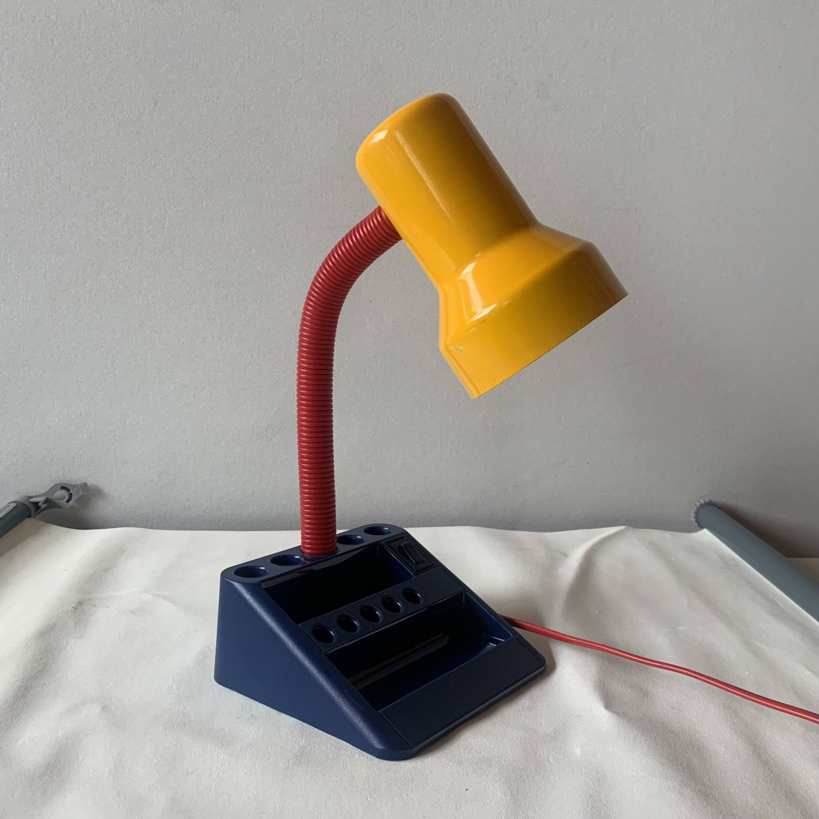 Vintage Memphis Style Multicolor Desk Lamp - Massive Model 12938