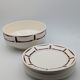 "France Louise" table service – Bordeaux geometric decor