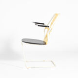 Swedish metal-backed armchair 1960s