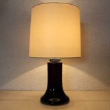 Limburg 1970 black glass lamp base