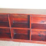 Solid wood library