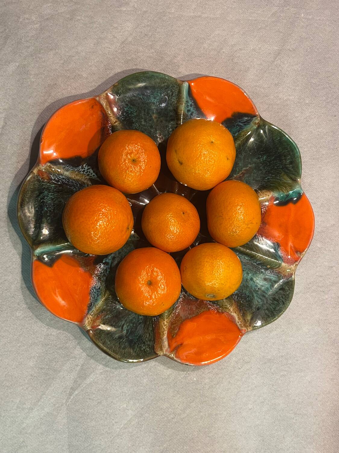 Plate signed Vallauris