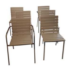 lot de 4 chaises et 2 - fauteuils
