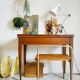 Old wooden play table