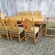 8 ceruse oak style chairs