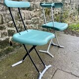 Set of 2 folding chairs Rondine by Toshiyuki Kita for Magis Italy.