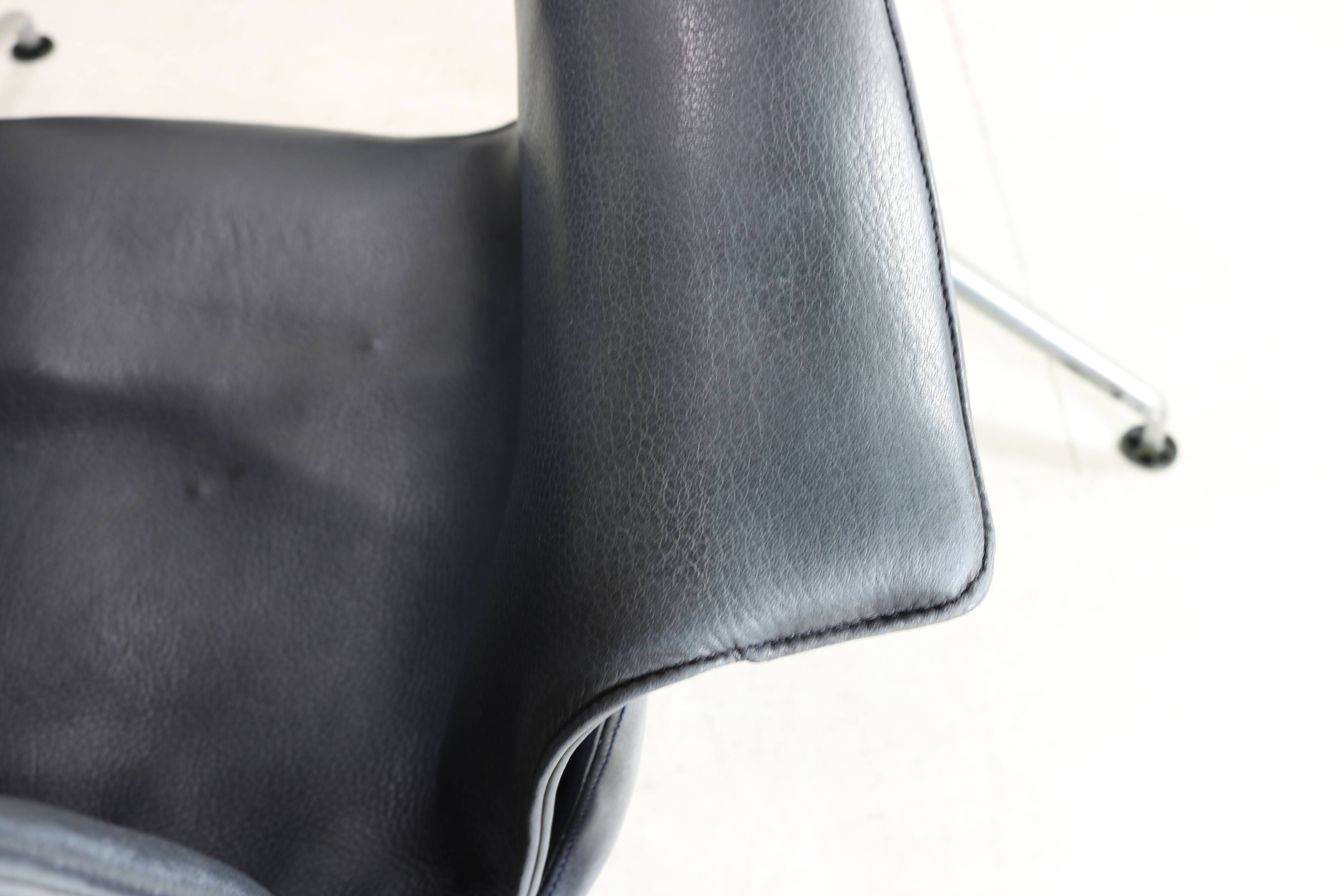 Set of six Preben Fabricius and Jørgen Kastholm conference / dining chairs